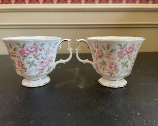Royal Albert Rose Chintz Teacups