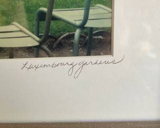 Harold Altman Luxembourg Gardens Lithograph second image