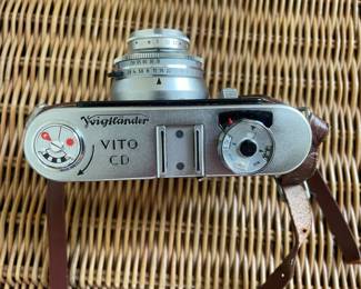 Vintage Voigtländer Vito CD 35mm Film Camera with Lanther 2.8/50 Lens