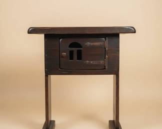 Vintage Arts & Crafts Mission Oak Telephone Stand