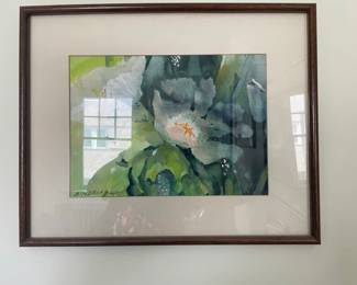 Watercolor Floral Painting by Sindelar