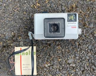 Vintage Minolta Autopak 500 126 Film Camera