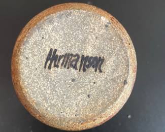 Sarah Jo Hermanson Studio Pottery Jar with Lid