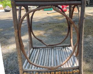 Adirondack Style Twig Side Table
