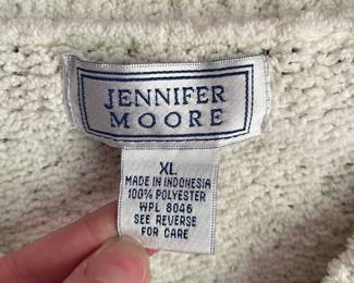 Jennifer Moore Chenille V-Neck Sweater