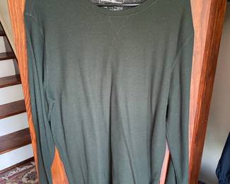 Eddie Bauer Men's Long Sleeve Thermal Sleepwear Shirt