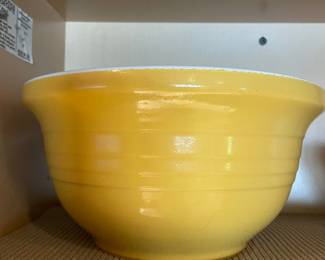 Vintage Yellow McCoy Mixing Bowl