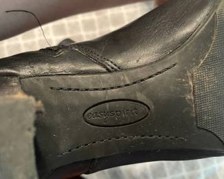 Easy Spirit Black Leather Ankle Boots