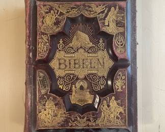Victorian Era Gilded Family Bible