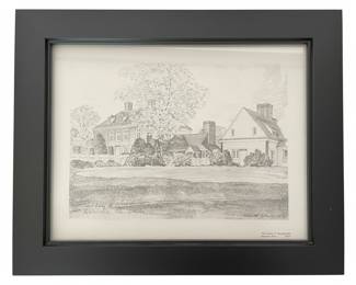 Pencil Drawing by Charles H. Overy Studio, Harvard, Mass.
