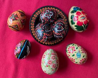 Hand-Painted Pysanky Decorative Eggs