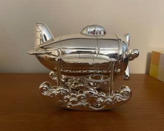 Airplane Rocker Piggy Bank