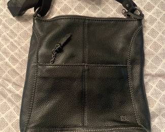 The Sak Black Leather Shoulder Bag