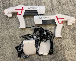 Laser X Two Player Laser Tag Set with Vests