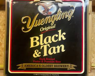 Yuengling Original Black & Tan Brewery Sign