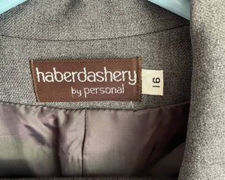 Haberdashery by Personal Women's Suit