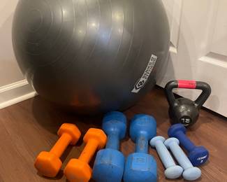 Assorted Fitness Equipment