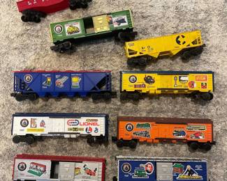 Vintage Lionel O Gauge Train Cars and Track Assortment