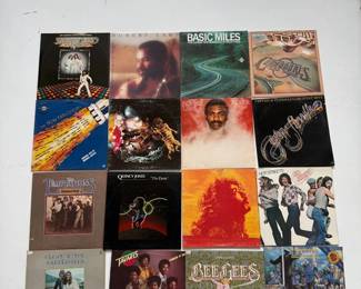 010 1970s80s Vinyl Record LP Collection 16 Albums