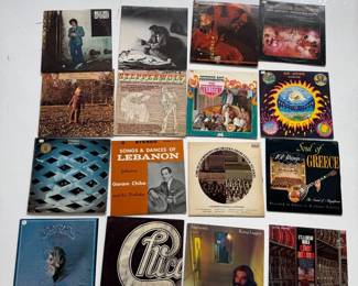 007 Vintage Vinyl Record LP Collection 16 Albums