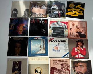 003 Vintage Vinyl LP Record Collection 16 Albums 1970s Rock Country