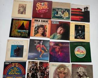 008 Mixed Vinyl LP Record Collection 16 Albums
