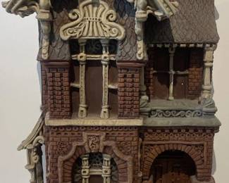 048 Victorian Rowhouse Architectural Ceramic Building Sculpture 2046 Zani Jacobson A