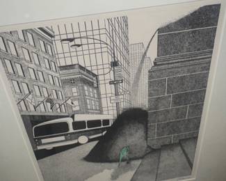 more cool artwork inc Bernard Zalon etchings