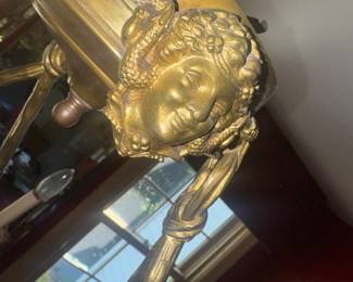 with Medusa mask / mascaron