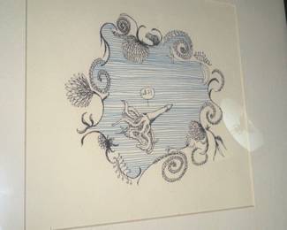 Looks like a Squid saying "Call it!" signed Julia on back.