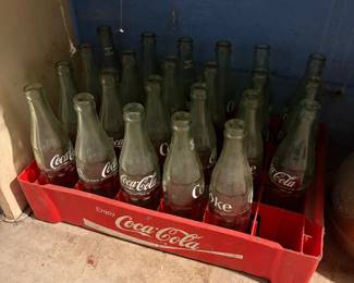 Vintage Coke bottles 