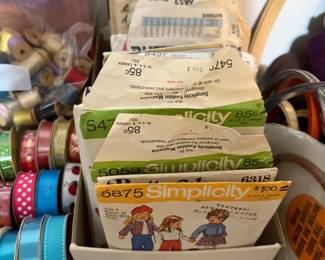 Vintage sewing patterns