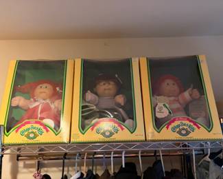 Vintage in box cabbage patch dolls