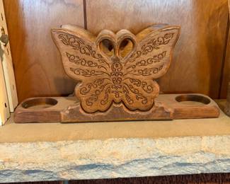 MCM butterfly napkin holder