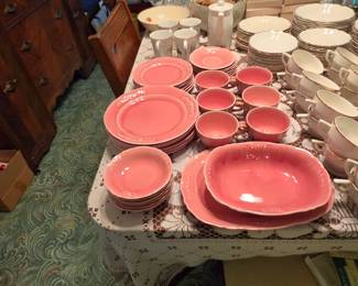 Antique Majolica dishes 