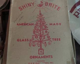 Shiny brite ornaments 