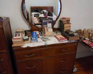 1940s waterfall dresser