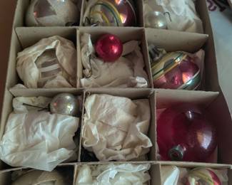 Shiny brite ornaments 