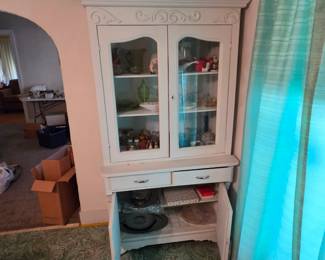 Antique farmhouse hutch