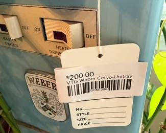 Vtg Weber Cervo-Unitray