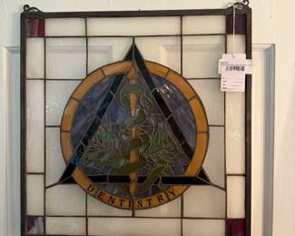 Hanging Dentistry Stained Panel