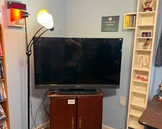 Floor Lamp, Tv, Entertainment Cabinet