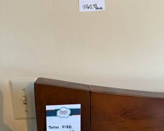 Twin Size Mori Shige Bed Frame, Twin Size Beauty Rest Mattress & Box Spring