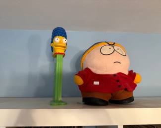 The Simpsons Pez Dispenser, South Park Plush
