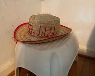 Step Stool, Straw Hat