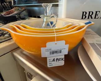 Pyrex Sunflower Daisy Bowl Set