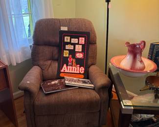 Recliner, Colorful Floor Lamp