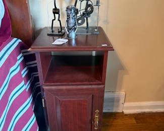 Wooden Nightstand, Dentistry Collectibles