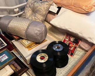 Vintage country Music 45s