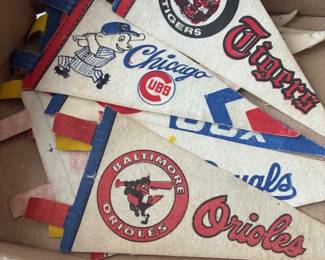 Vintage Baseball pennants